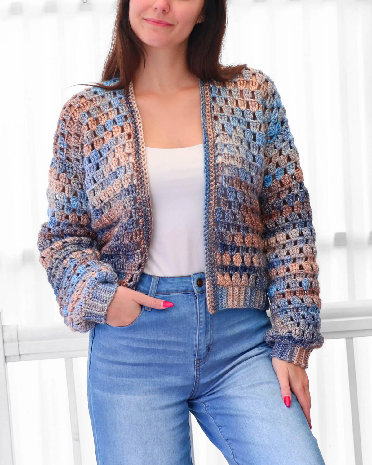 ELOISE Crochet Cardigan Pattern — PDF Instant Download
