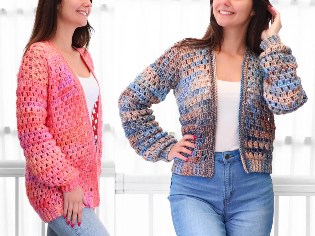 ELOISE Crochet Cardigan Pattern — PDF Instant Download
