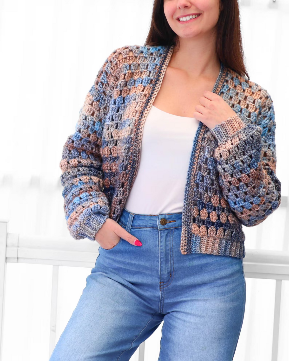 ELOISE Crochet Cardigan Pattern — PDF Instant Download