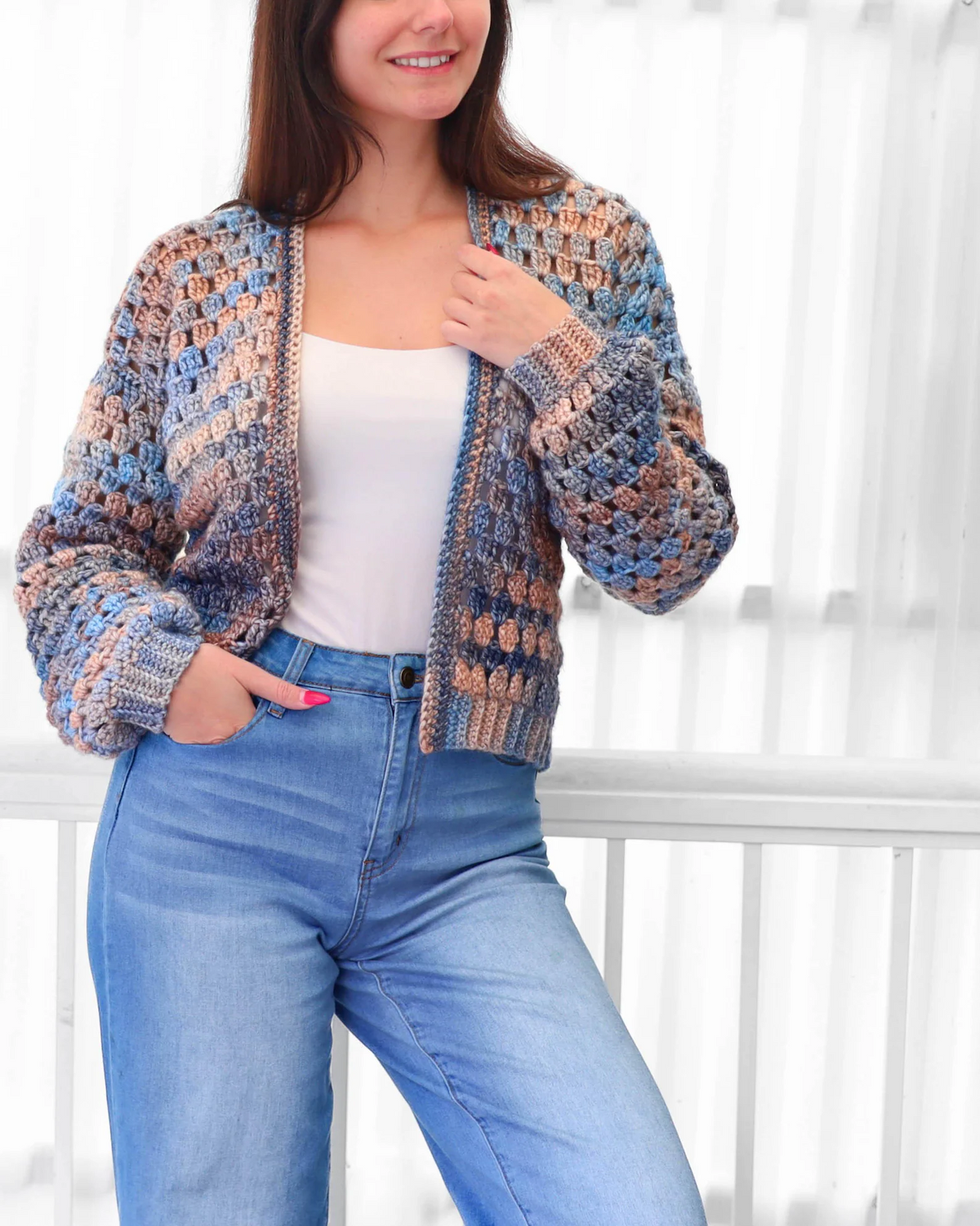 ELOISE Crochet Cardigan Pattern — PDF Instant Download