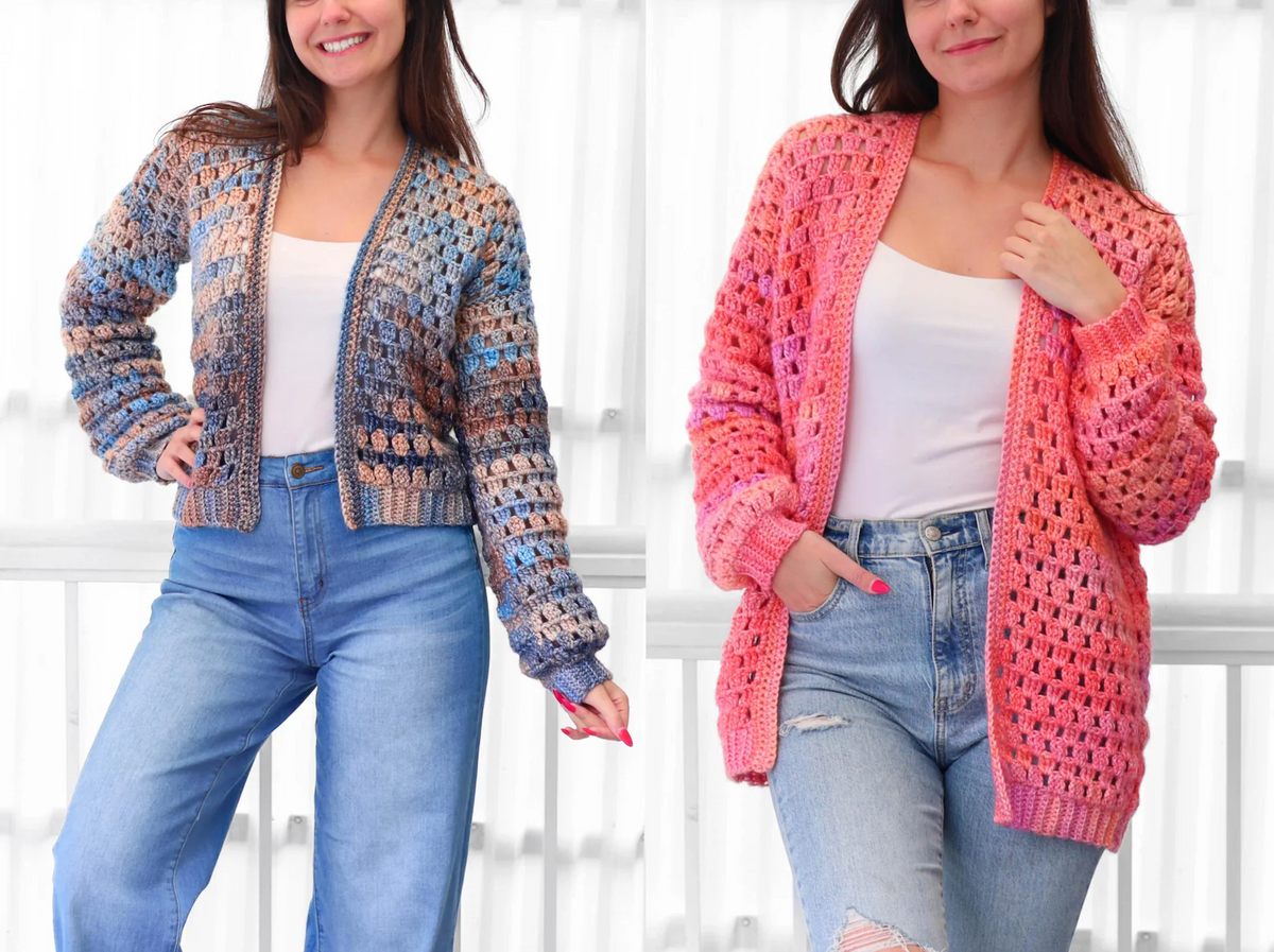 ELOISE Crochet Cardigan Pattern — PDF Instant Download