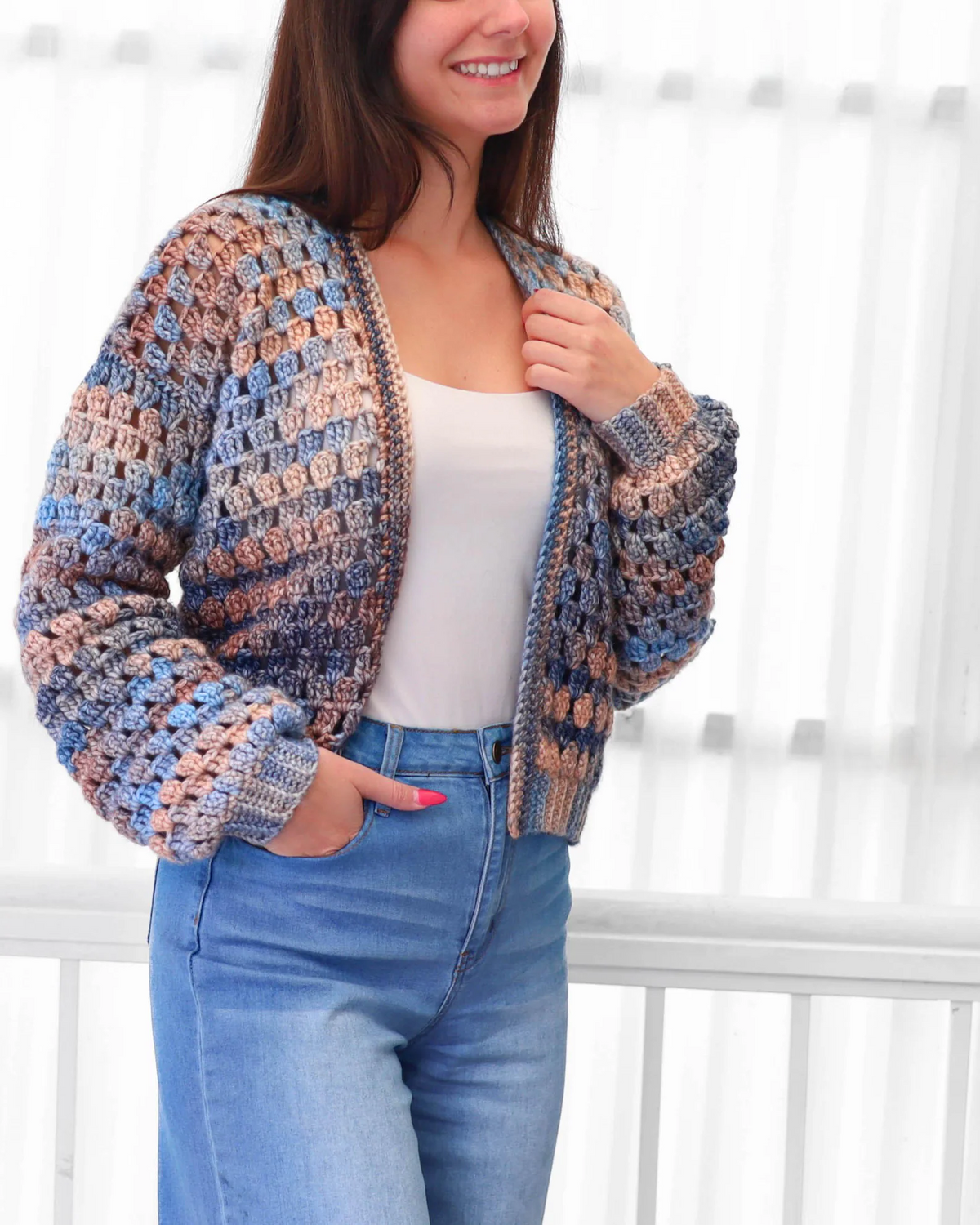 ELOISE Crochet Cardigan Pattern — PDF Instant Download